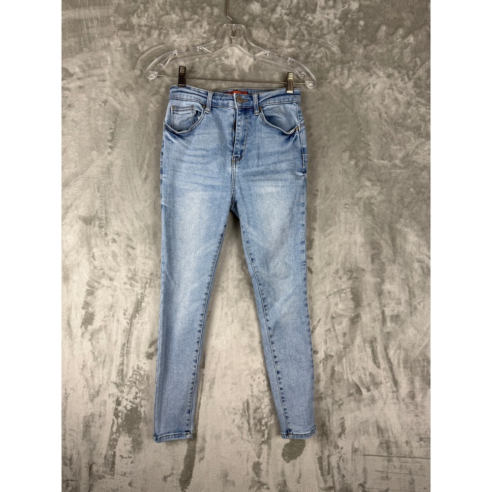 WAX JEAN Butt I Love You Skinny Jeans Light Wash Size 5 27